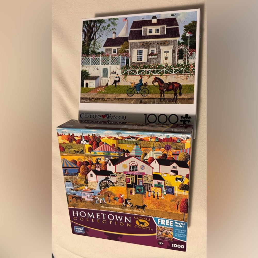 Two American Art 1000pc Puzzles